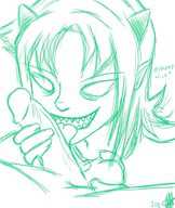 Homestuck MS_Paint_Adventures Terezi_Pyrope // 500x592 // 70.5KB // jpg