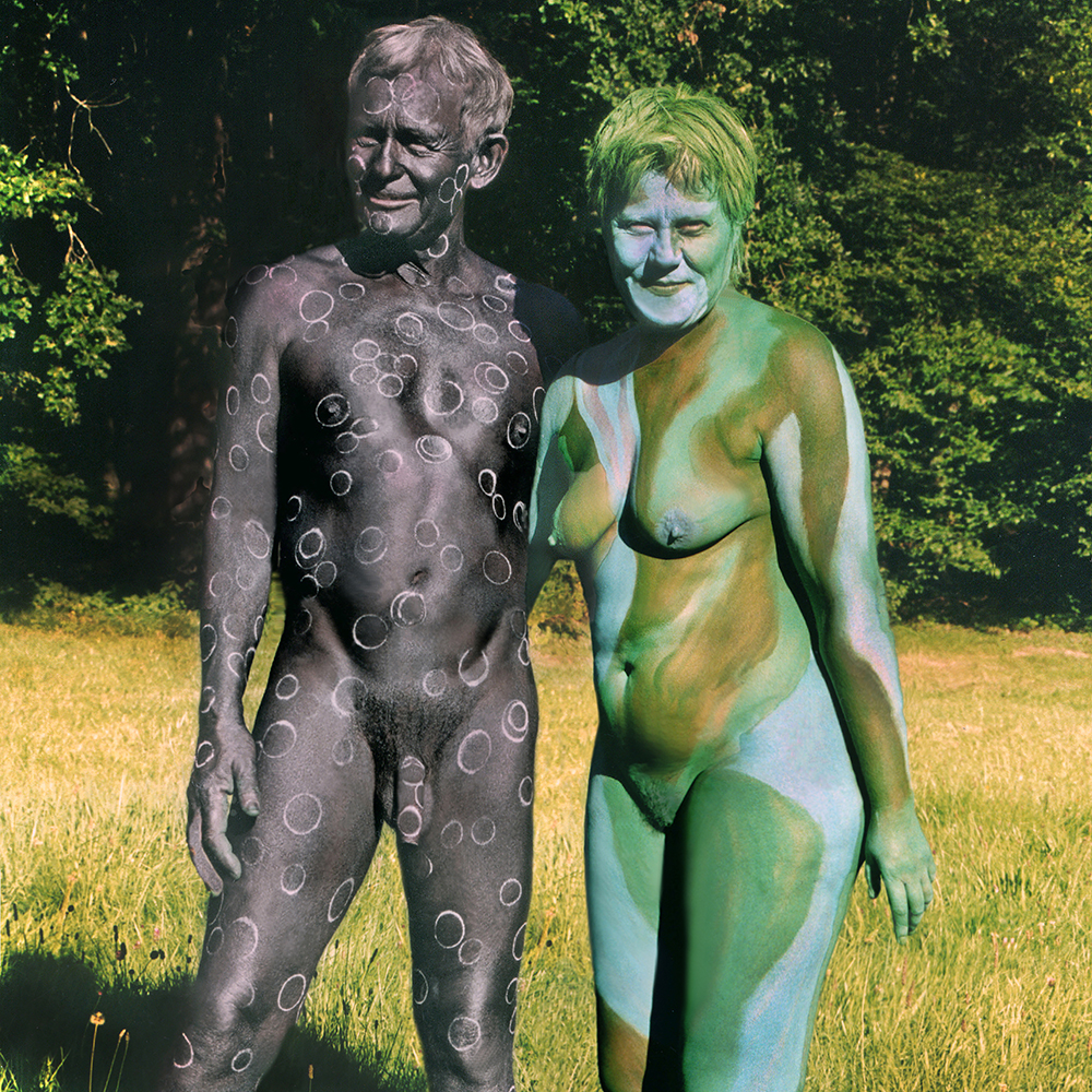FKK - Bodypainting - nacktes bemaltes Paar