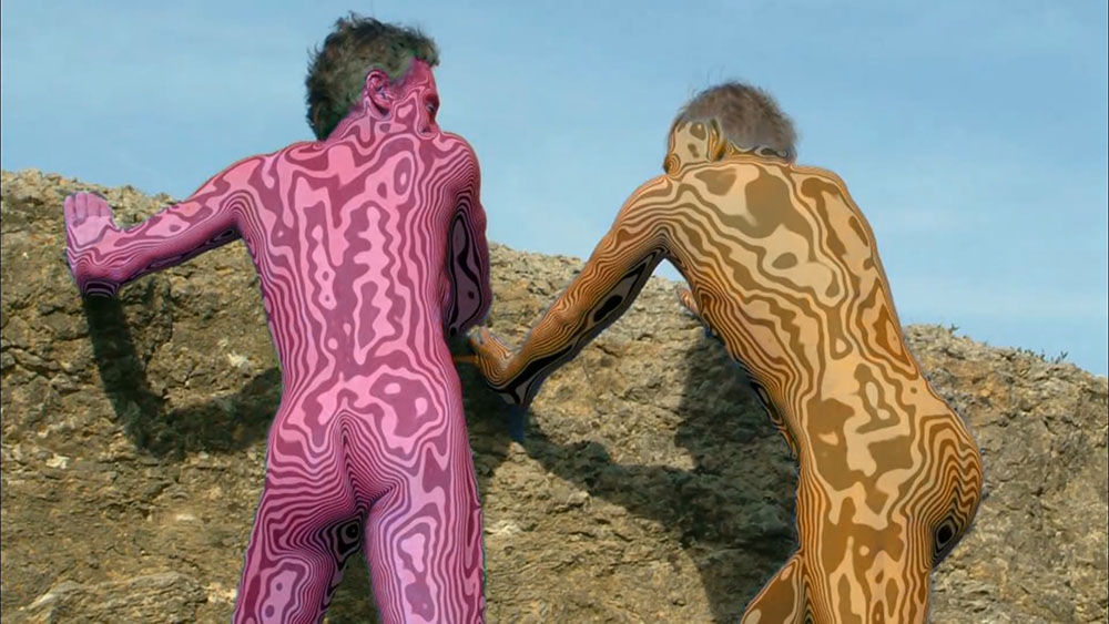 Bemalte nackte Männer - FKK - nackt und frei