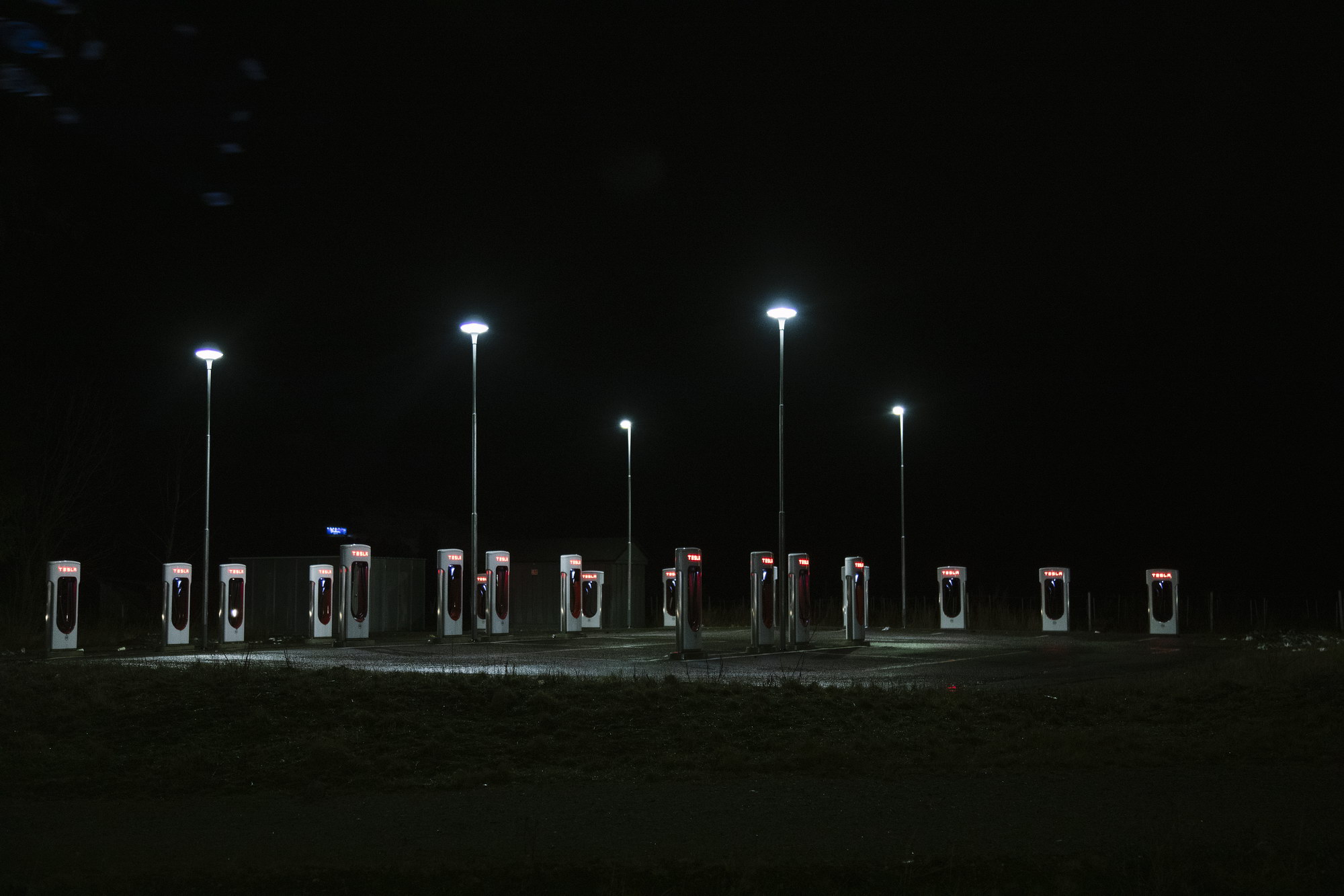 Tesla Supercharger-laddstation