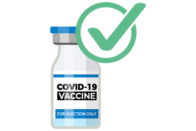 illustration of a COVID-19 vaccine vial