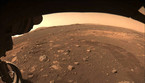 Le  tracce  del rover Perseverance su Marte (fonte: NASA/JPL-Caltech) (ANSA)