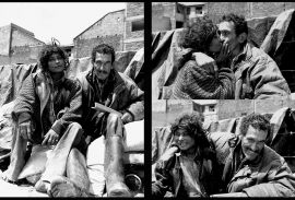 Colombia, Bogota, 2002 - 2009"Calle del Cartucho".The Kiss: Love and Garbage. A couple of beggars before their camp. In the ghetto, the street people freely create a new social network.Colombie, Bogota, 2002 - 2009"Calle del Cartucho".Le Baiser : Amour et Ordures. Un couple de mendiants devant leur campement. En toute libertÈ dans le ghetto, les gens de la rue recrÈent un tissu social.Stanislas Guigui / Agence VU Colombia, Bogota, 2002 - 2009"Calle del Cartucho".The Kiss: Love and Garbage. A couple of beggars before their camp. In the ghetto, the street people freely create a new social network.Colombie, Bogota, 2002 - 2009"Calle del Cartucho".Le Baiser : Amour et Ordures. Un couple de mendiants devant leur campement. En toute libertÈ dans le ghetto, les gens de la rue recrÈent un tissu social.Stanislas Guigui / Agence VU