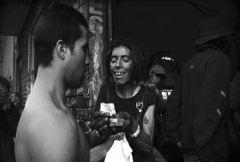 Colombia, Bogota, 2002 - 2009"Calle del Cartucho".Crazy black woman.A homeless woman is rolling a spliff.Colombie, Bogota, 2002 - 2009"Calle del Cartucho".Loca Negra.Une clocharde roule un joint.Stanislas Guigui / Agence VU Colombia, Bogota, 2002 - 2009"Calle del Cartucho".Crazy black woman.A homeless woman is rolling a spliff.Colombie, Bogota, 2002 - 2009"Calle del Cartucho".Loca Negra.Une clocharde roule un joint.Stanislas Guigui / Agence VU