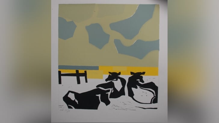 Linosnede van Evert van Lopik