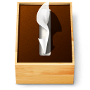 Tissue paper box icon