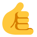 Call Me Hand Flat Default icon