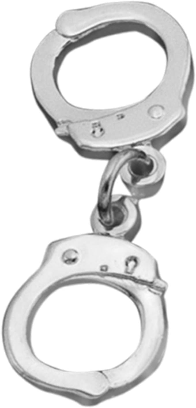Smith & Warren Mini Handcuff Tie Tac Silver Finish Police Uniform Pin