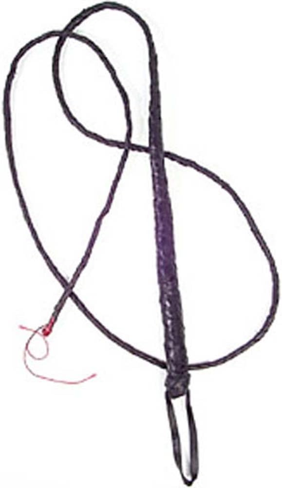 Loftus International Star Power Loud Crack Genuine Leather Bullwhip Black 6' Novelty Item,60 months to 960 months