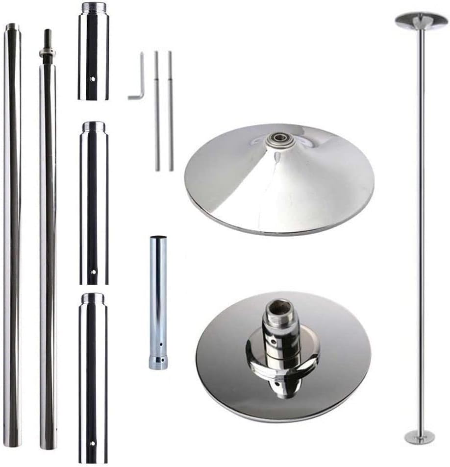 MegaBrand 9.3 Feet Portable Fitness Exercise Exotic Stripper Strip Spinning Dancing Pole