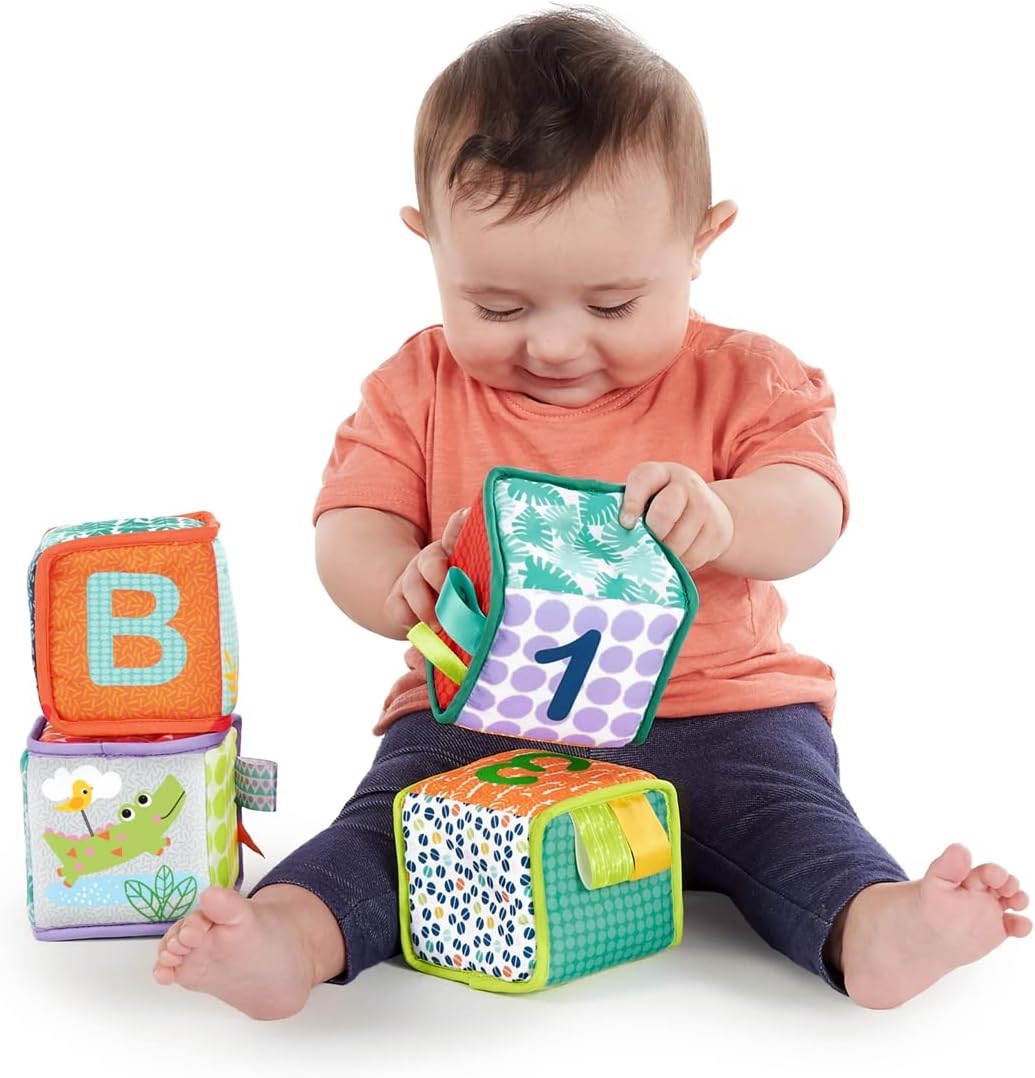 Bright Starts Grab and Stack Blocks Toy