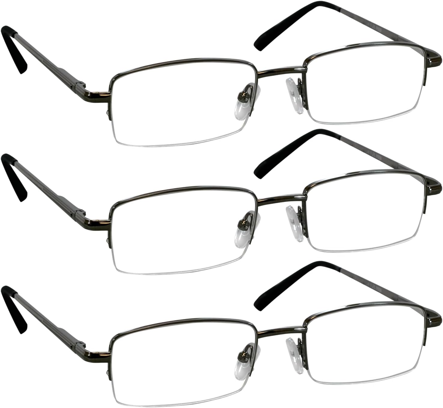 TruVision Readers 9509 Reading Glasses 1/3 PK, Men and Women +1.00-4.00