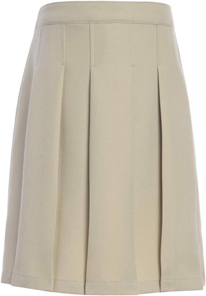 Tommy Hilfiger Girls Adjustable Solid Pleated Classic Skort Kids School Uniform