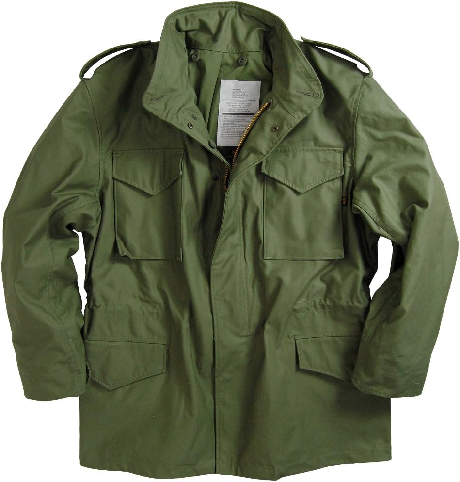Alpha Industries M-65 Field Jacket - Classic Oversized Military Field Coat