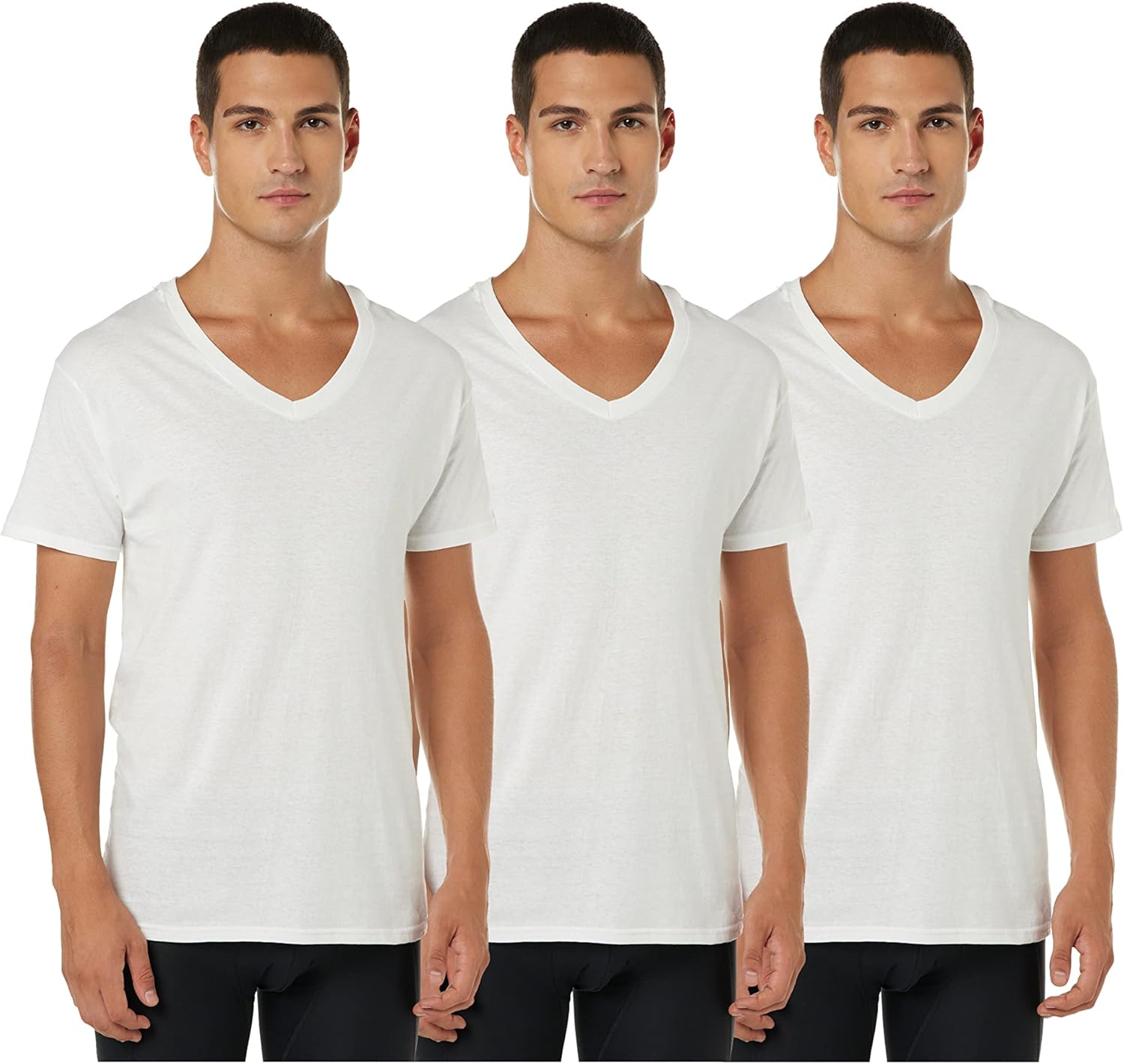 Hanes Men's 3-Pack V-Neck...