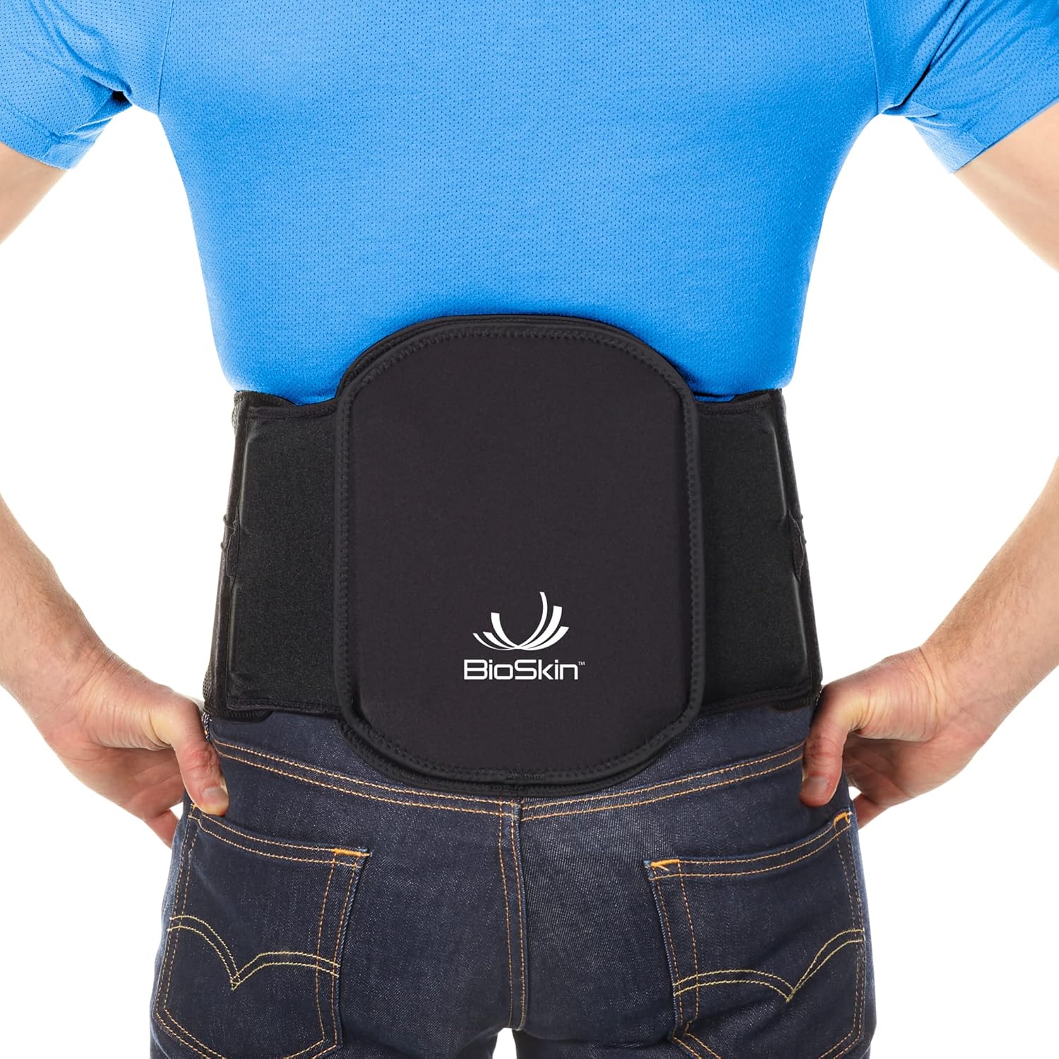 BioSkin Vector Back Brace - Premium Lower Back Brace for Lumbar Support - Adjustable Support for Lumbago, Lower Back Pain, and Spasms
