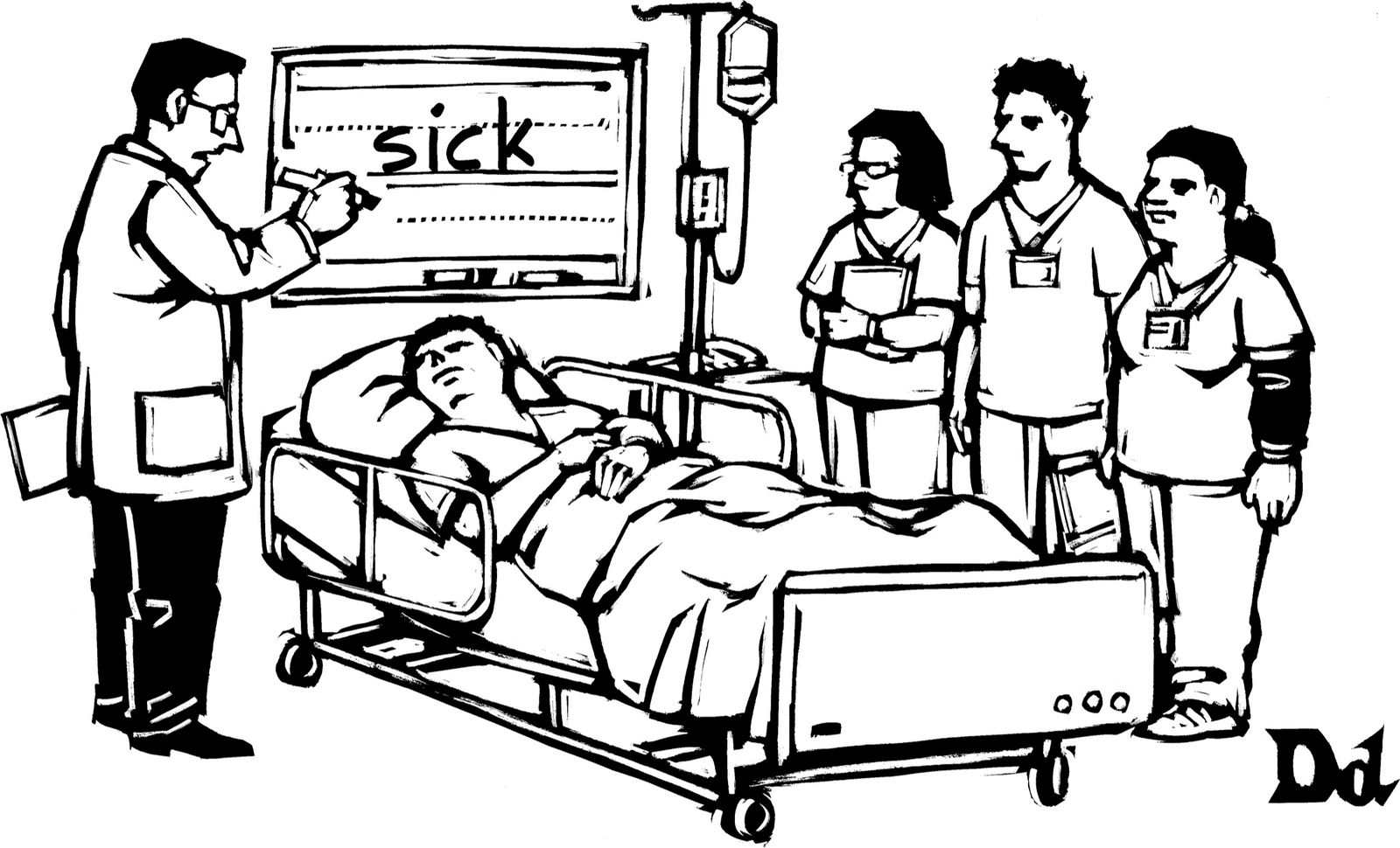 “This is a teaching hospital.”