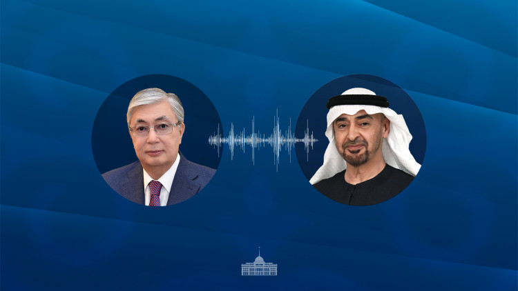 President Tokayev Holds Phone Call with UAE President Sheikh Mohamed bin Zayed Al Nahyan